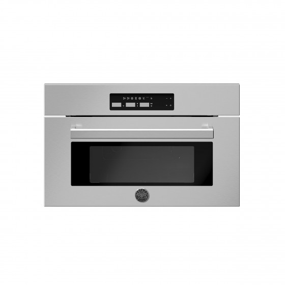 Bertazzoni F30PROMWLXT Εντοιχιζόμενος Φούρνος 38lt με Μικροκύματα Αέρα Grill Π76εκ. Inox
